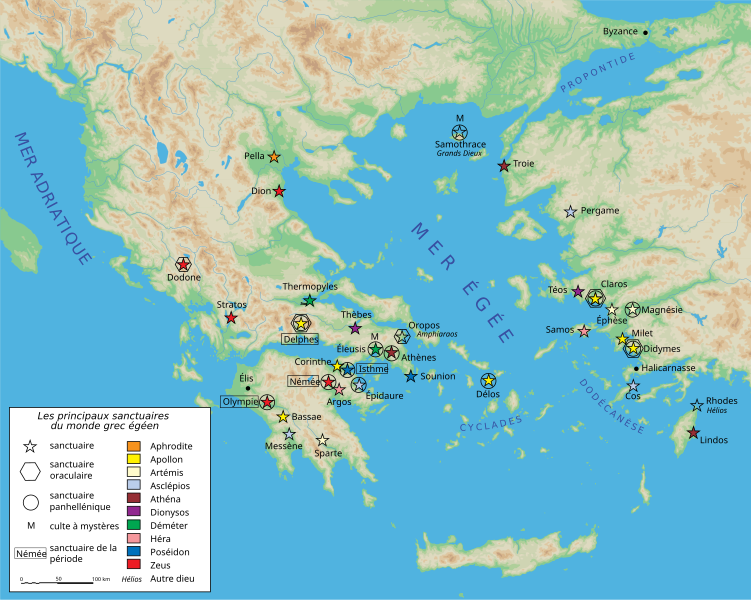 File:Map greek sanctuaries-fr.svg