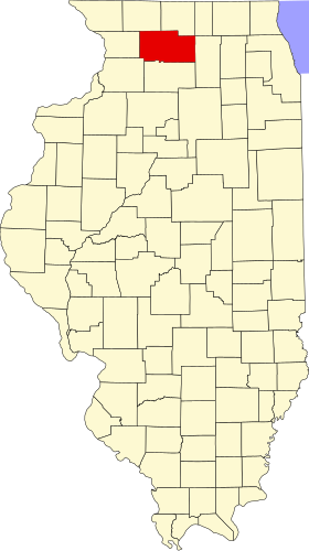 Ogle County'nin Konumu