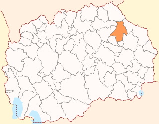 Map of Kočani Municipality.svg