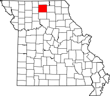 Harta e Sullivan County në Missouri