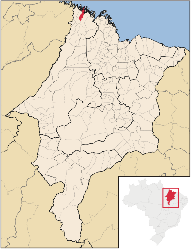 Localização de Godofredo Viana no Maranhão