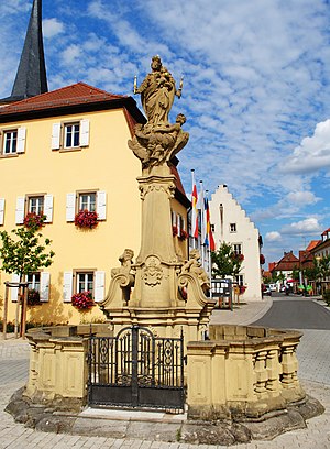 Mariensäule, Vorderseite, Nordheim.JPG