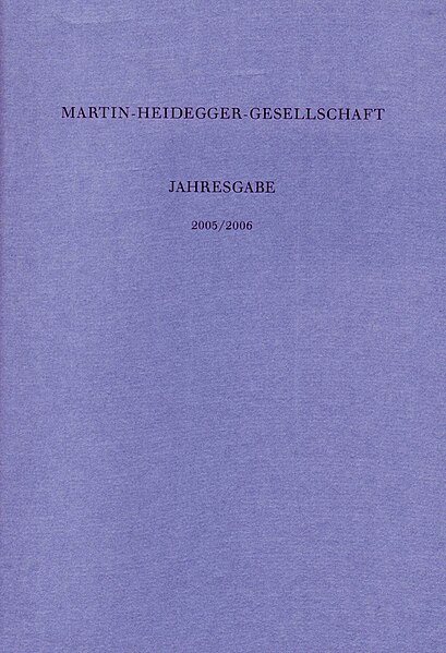 File:Martin Heidegger - Jahresgabe der Heidegger-Gesellschaft.jpg