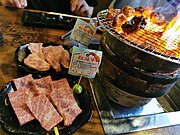 松阪牛の炭火焼肉