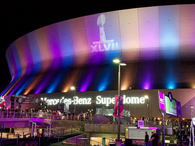 Mercedes-Benz Superdome following Super Bowl XLVII