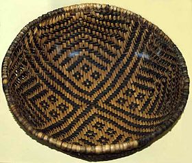 Basketmaker III basket (450-750 AD), Mesa Verde Museum