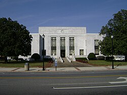 Mitchell County Adliye Sarayı (Güney yüzü).JPG