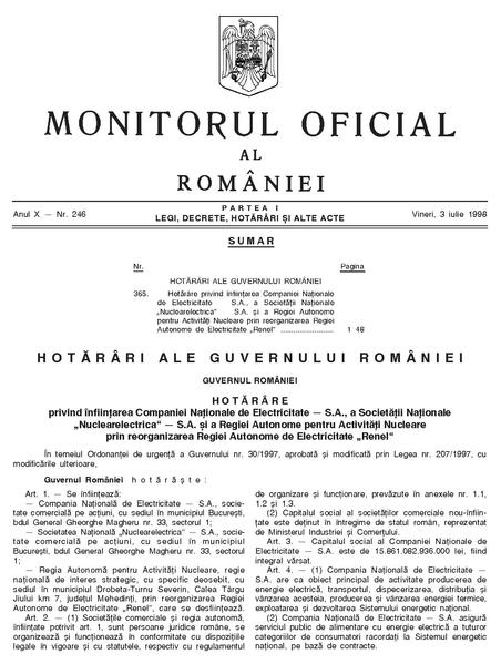 File:Monitorul Oficial al României. Partea I 1998-07-03, nr. 246.pdf