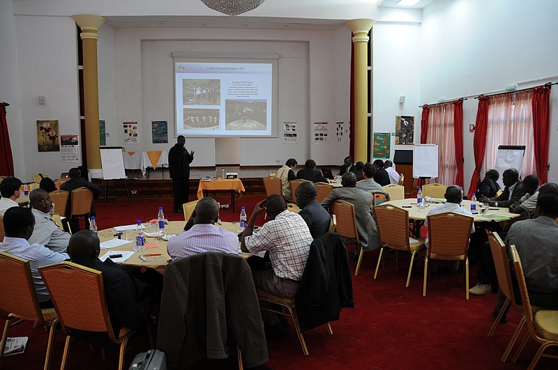 File:Mr. Moses Wakala presenting experiences from the Ecosan Promotion Project (EPP) in Kenya (5051435756).jpg