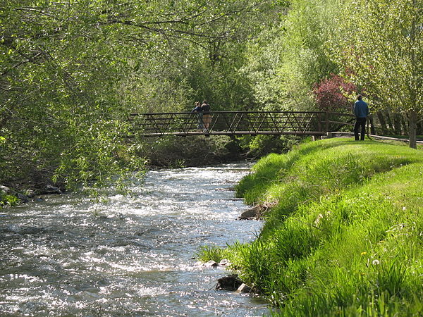 Little Cottonwood Creek in Murray City Park