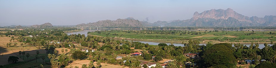 Rivière Salween à Hpa-An