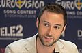 English: Måns Zelmerlöw at a press conference during the Eurovision Song Contest 2016 Stockholm. (Help translate this text)