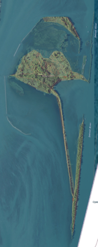 NASA Worldwind, USGS imagery map, Stony Island, Michigan.png