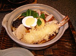 Nabeyaki udon.