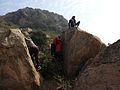 Natural boulder rock practice and trainning by Pathajatra club Budge Budge DSCN1194.jpg