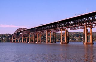 Newburgh–Beacon Bridge Cantilever toll bridge between Newburgh and Beacon, New York, USA