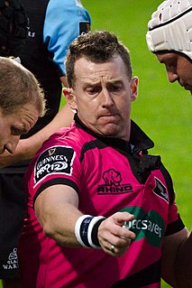 Nigel Owens Welsh former International Rugby Union referee