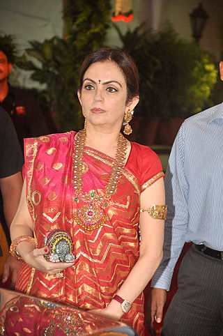 <span class="mw-page-title-main">Nita Ambani</span> Indian philanthropist