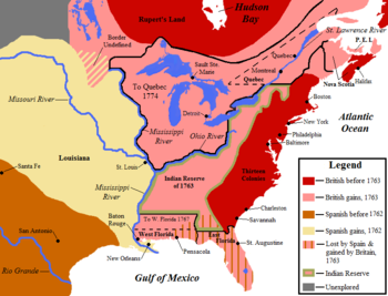 English: Map showing territorial gains of Brit...