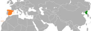 Miniatura para Relaciones Corea del Norte-España