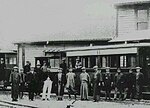 O&K steam locomotive of the Ihara railway, which operated from December 1913 to June 1916, from Shimizu to Ihara Kanaya, a distance of about 5.5 km.jpg