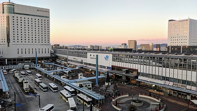 Okayama Station in December 2017