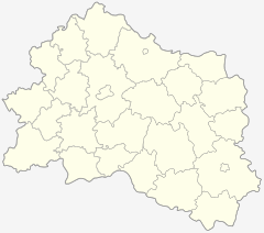 Mapa lokalizacyjna obwodu orłowskiego