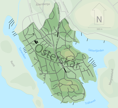 How to get to Österskär with public transit - About the place