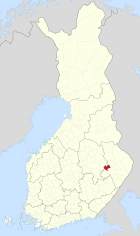 Lage von Outokumpu in Finnland