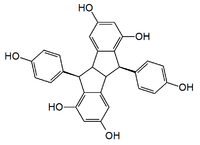 Chemische Struktur von Pallidol