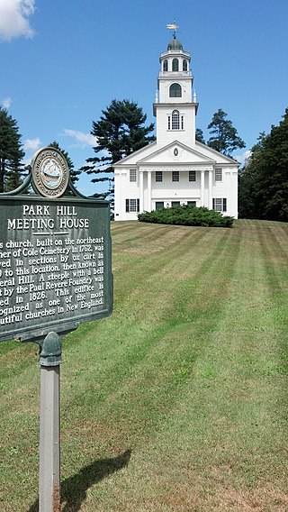 <span class="mw-page-title-main">Park Hill Meetinghouse</span> Historic church in New Hampshire, United States