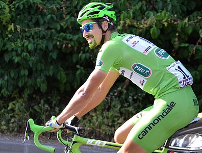 Peter Sagan, winner of the 2013 green jersey of Tour de France