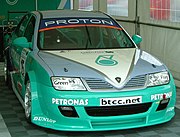 Team PSP's BTC-T Proton Impian at Knockhill Circuit, Scotland. Petronas Syntium Proton BTC-T Proton Impian, Knockhill Circuit, Scotland.jpg