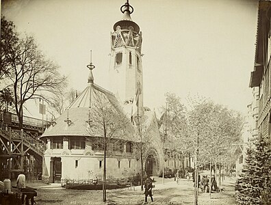 Photograph of the Finnish pavilion at Exposition Universelle (1900).jpg