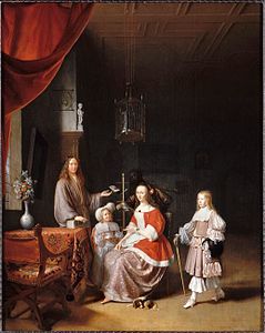 Pieter Cornelisz van Slingelandt - Family portrait of Johannes Meerman.jpg