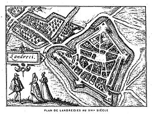 План Ландреси в XVI веке