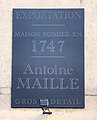 Plaque Antoine Maille à Dijon au-dessus de la boutique.jpg