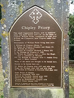 Chipley Priory human settlement in United Kingdom