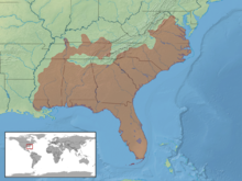 Plestiodon uncpectatus Distribution.png