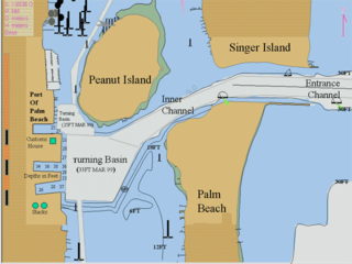 Peanut Island island in the United States of America