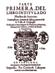 Portada del libro Noches de invierno de Antonio Eslava (1609).png (Portada del libro Noches de invierno de Antonio Eslava (1609))