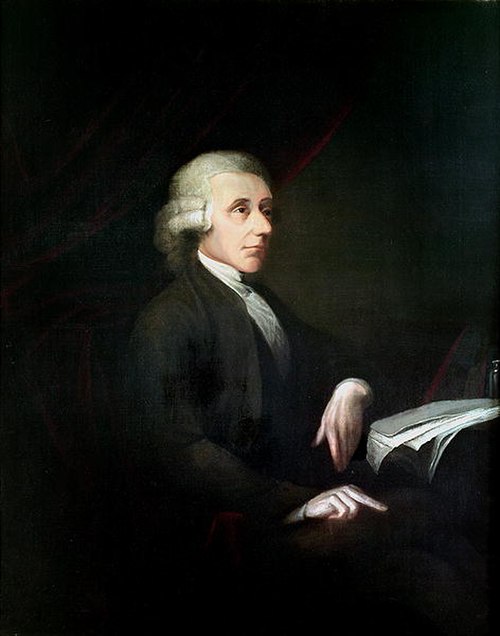 Johnson commissioned this portrait of his close friend Joseph Priestley from his other close friend Henry Fuseli around 1783. The portrait is today in