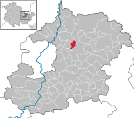 Kaart van Poxdorf