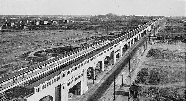 The IRT Flushing Line at 33rd Street–Rawson Street, seen in 1920