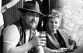 Der Regisseur Rainer Werner Fassbinder und die Schauspielerin Hanna Schygulla