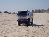 2004年のダカールラリーに出場したKAMAZのトラック