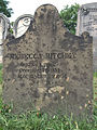 Early settler’s tombstone, Hiland Cemetery, Ross Township, Allegheny County, Pennsylvania