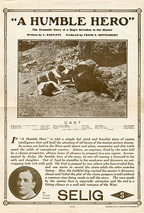 Eliberați pliantul pentru A HUMBLE HERO, 1912.jpg