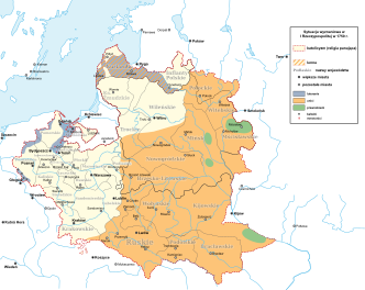 Religions in the Polish–Lithuanian Commonwealth in 1750: Latin Catholic  Greek Catholic 