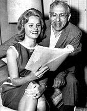 Rehearsing with Lee Remick in 1962